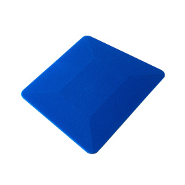Синий, средней жесткости скребок Размер: 10 см x 8 см